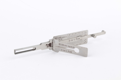 Original Lishi 2-in-1 Pick Decoder Tool HU100+V3-AG 10 Cuts