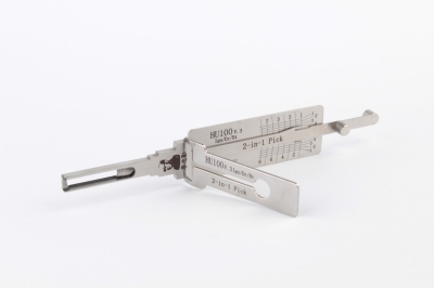 Original Lishi 2-in-1 Pick Decoder Tool HU100+V3-AG(8 cuts)